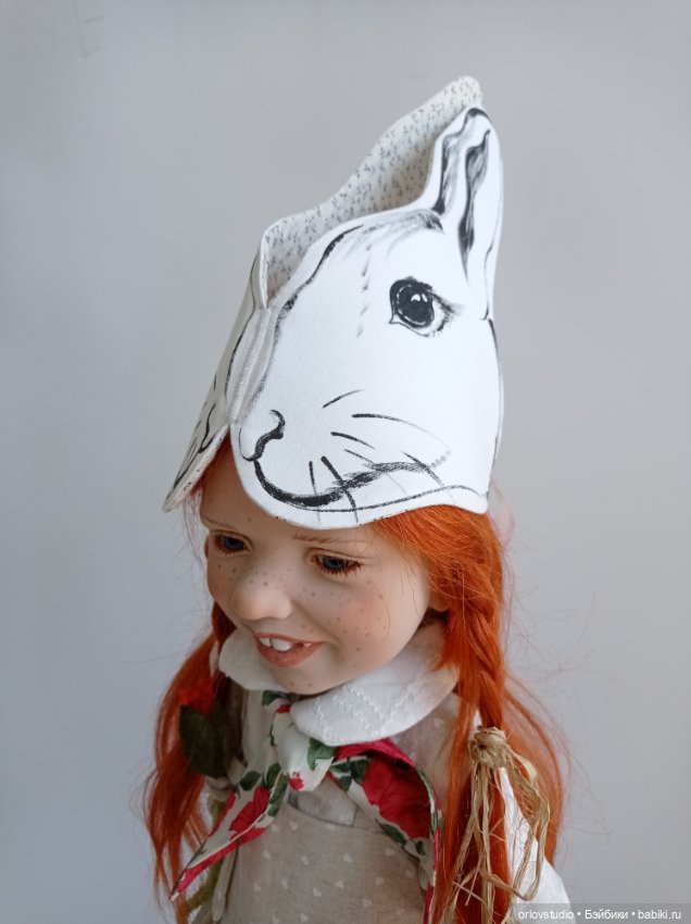 Маска-Зайка для кукол!!!💗🐰 (фото 7)