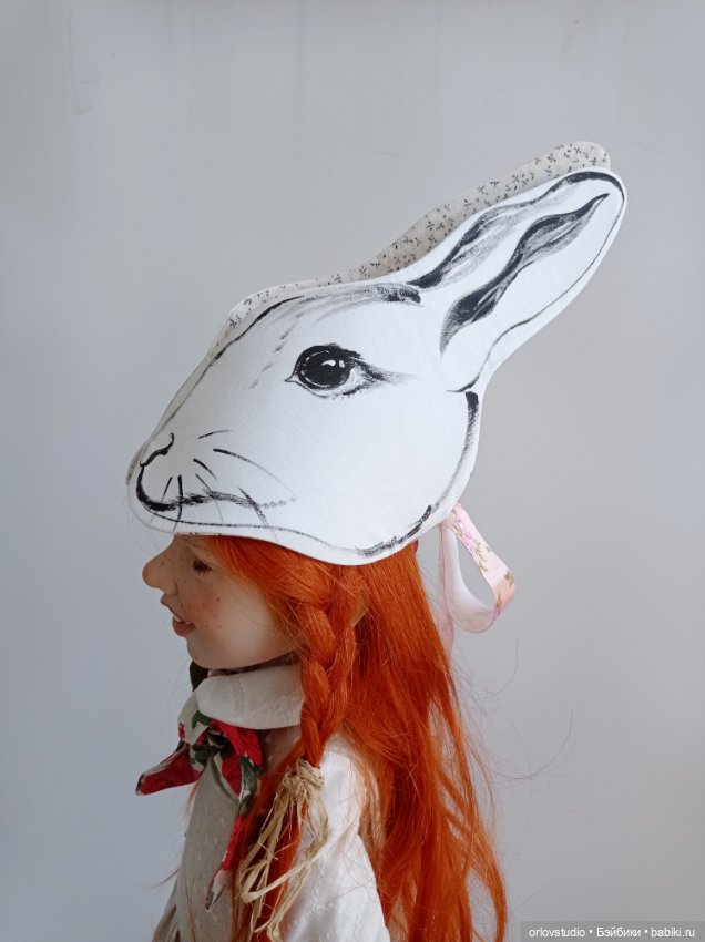 Маска-Зайка для кукол!!!💗🐰 (фото 9)
