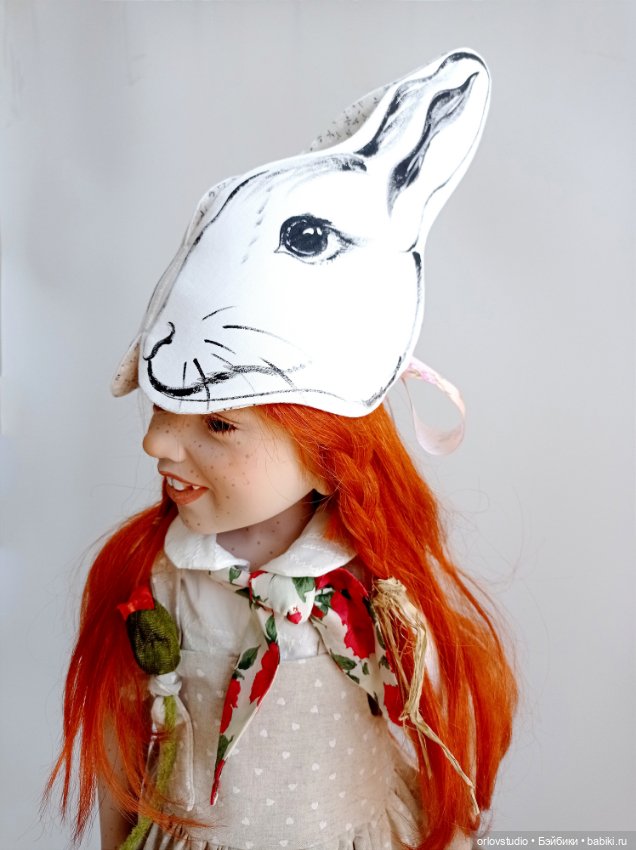 Маска-Зайка для кукол!!!💗🐰