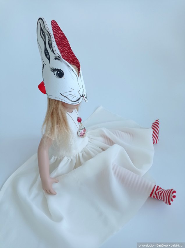 ❤Маска-Зайка #2 для кукол!!!🐰