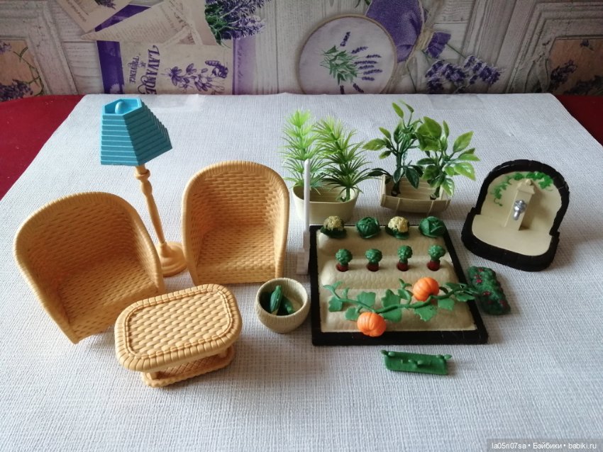 Дачный уголок — Миниатюра для кукол