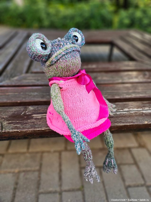 Лягушка Плюшка — Авторские игрушки