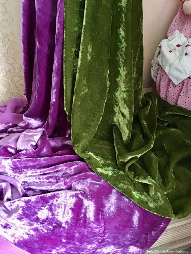 Большой кусок антикварного шелкового бархата , натуральная ткань , оливковый цвет (фото 6)