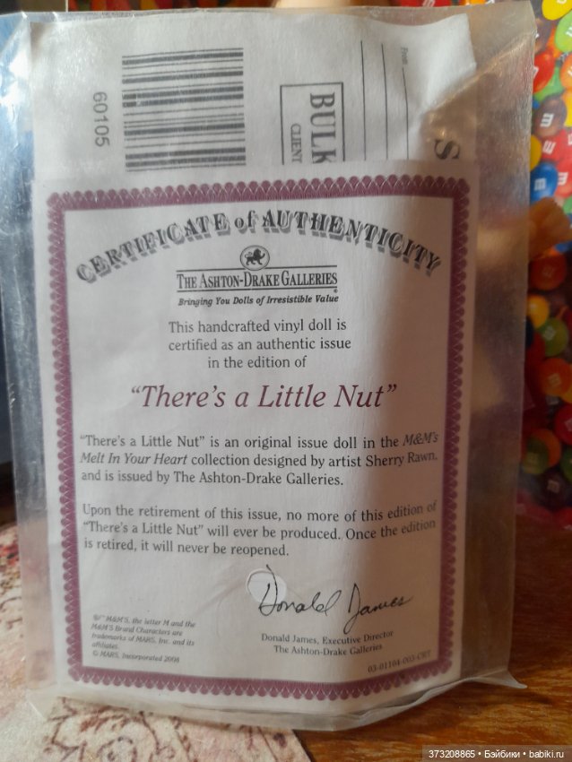 Нежный малышок М&М-ка TheAshton-DrakeGalleries (фото 8)