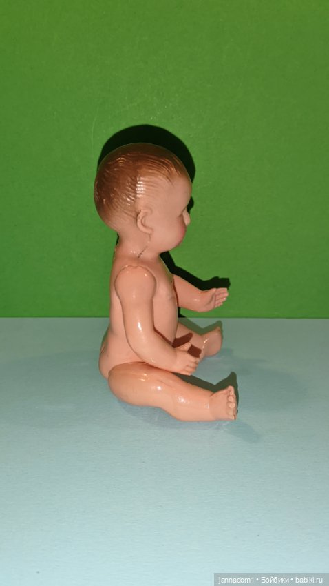 Целлулоидный пупсик Petit Colin, Франция, высота 12 см (фото 5)