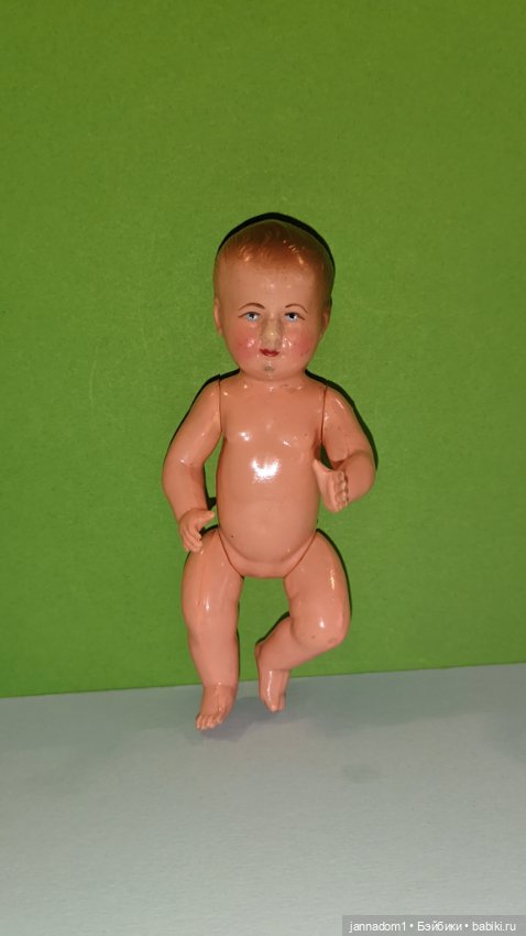 Целлулоидный пупсик Petit Colin, Франция, высота 12 см (фото 8)