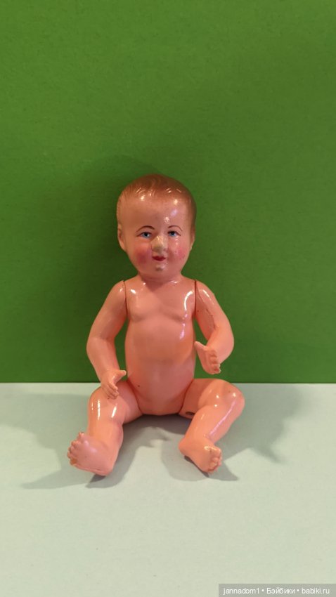 Целлулоидный пупсик Petit Colin, Франция, высота 12 см (фото 3)