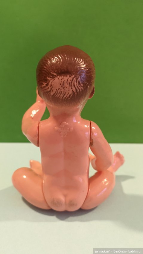 Целлулоидный пупсик Petit Colin, Франция, высота 12 см (фото 9)