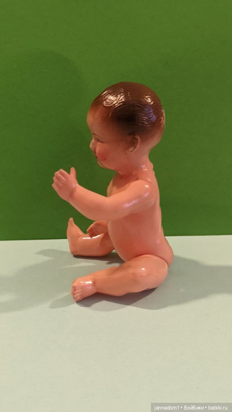 Целлулоидный пупсик Petit Colin, Франция, высота 12 см (фото 10)