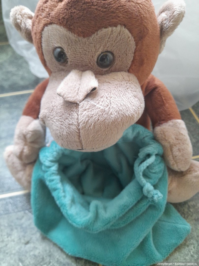 Игрушка Обезьянка с мешком под конфетки (фото 3)