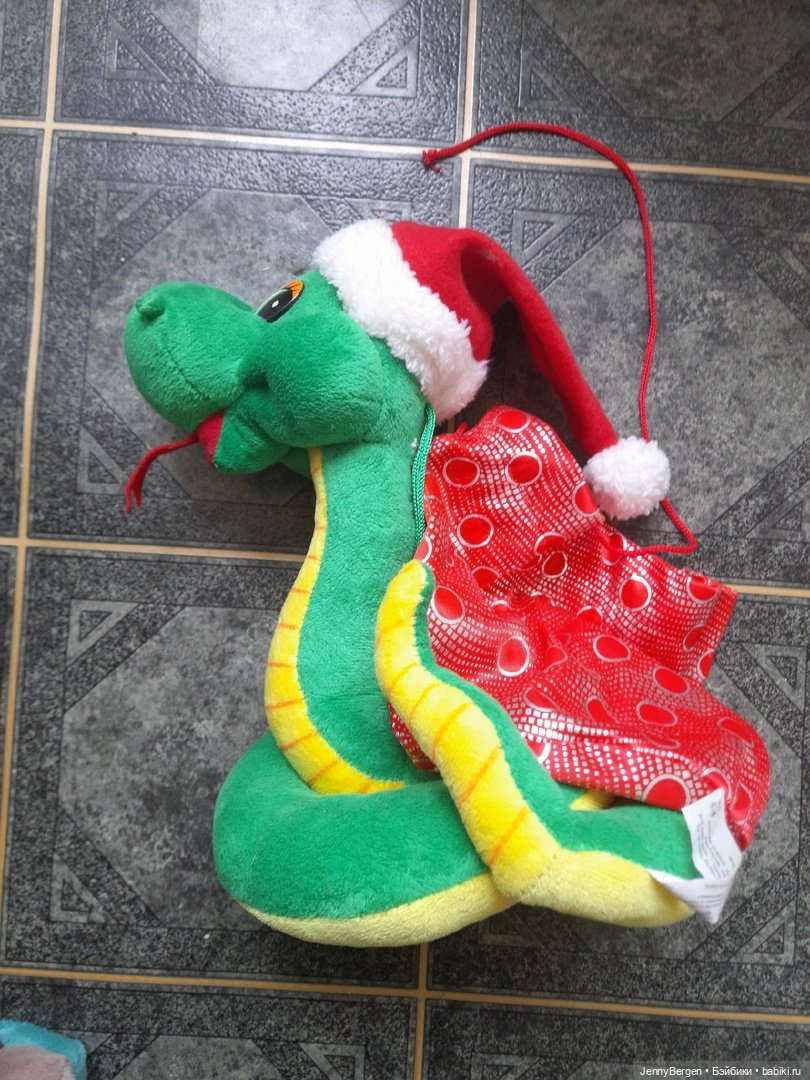 Игрушка Змея с мешком под конфетки (фото 4)