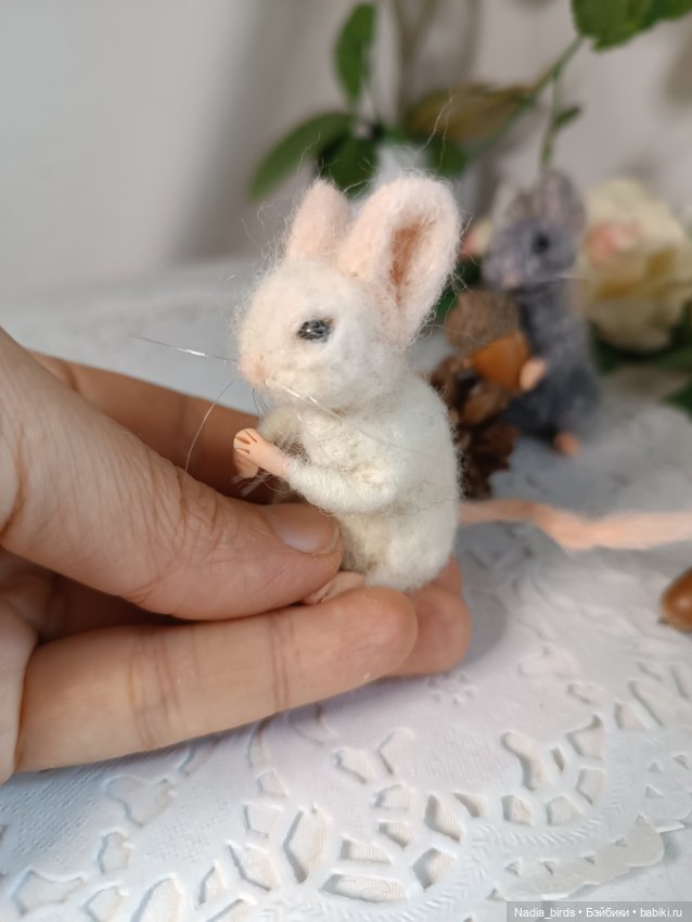 Мышонок миниатюра — Авторские игрушки (фото 4)