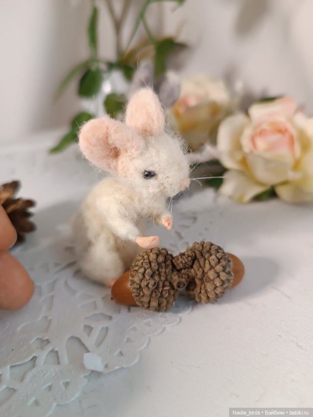 Мышонок миниатюра — Авторские игрушки (фото 5)