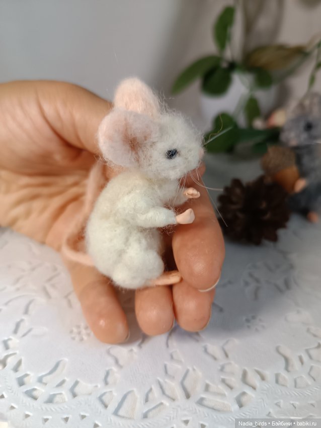 Мышонок миниатюра — Авторские игрушки (фото 2)