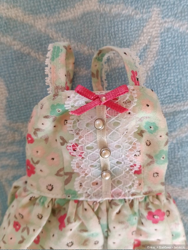 Сарафан для куклы БЖД MSD (фото 2)