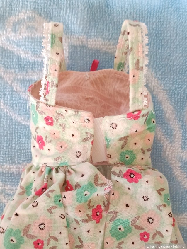 Сарафан для куклы БЖД MSD (фото 3)