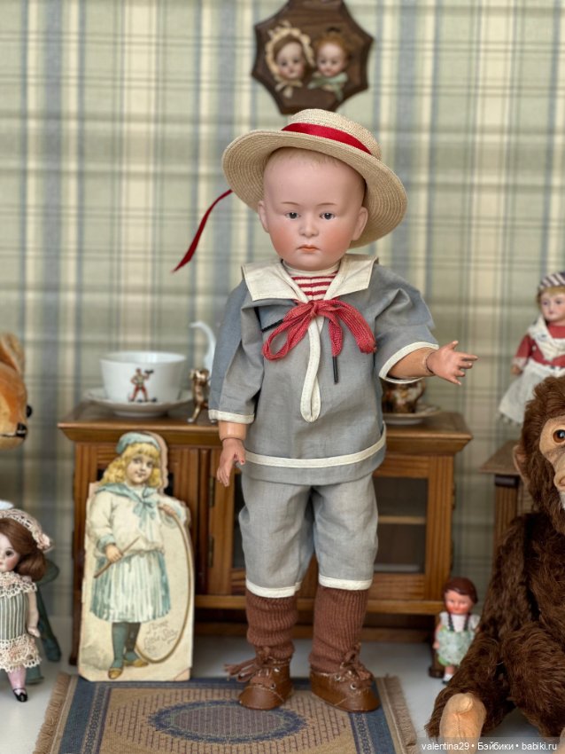 Антикварный мальчик Gebruder Heubach 4 6894