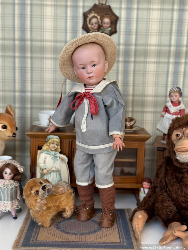 Антикварный мальчик Gebruder Heubach 4 6894 (фото 4)