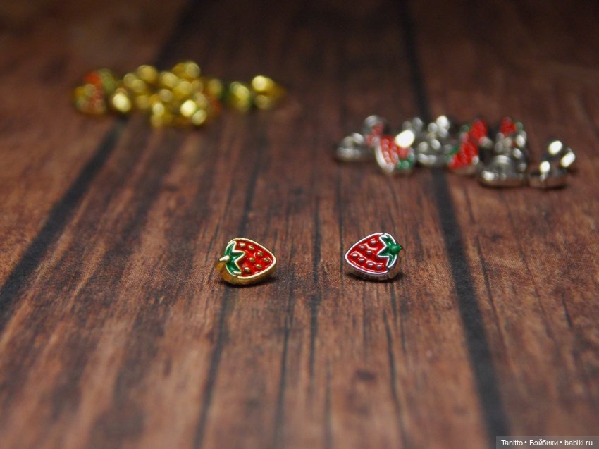 Пуговки "клубничка" — Другие инструменты для кукол (фото 5)