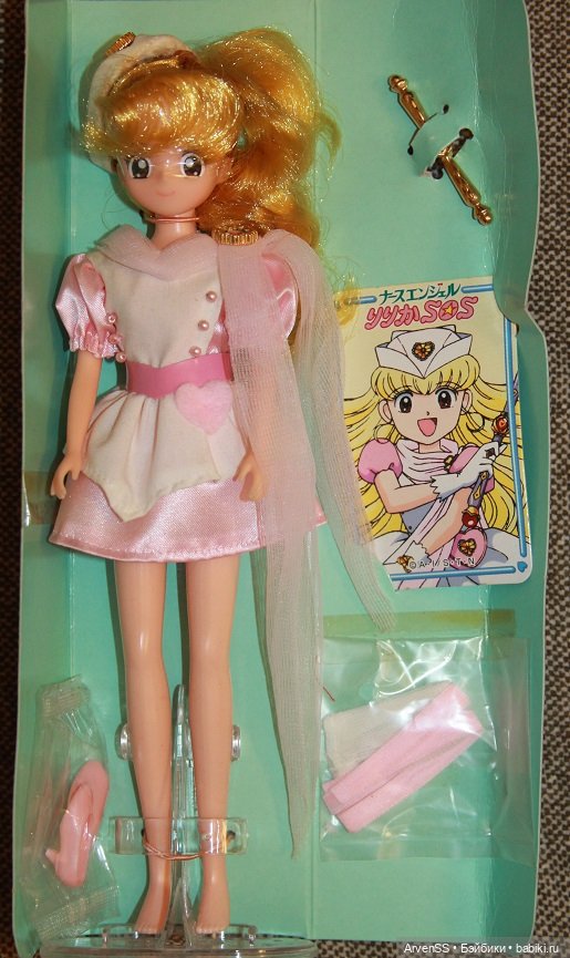 Винтажная анимешка Такара Nurse Angel Ririka