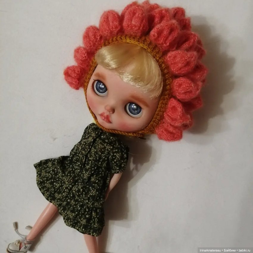 Шапочка "Чешуйчатый Дракон" для блайз (фото 6)