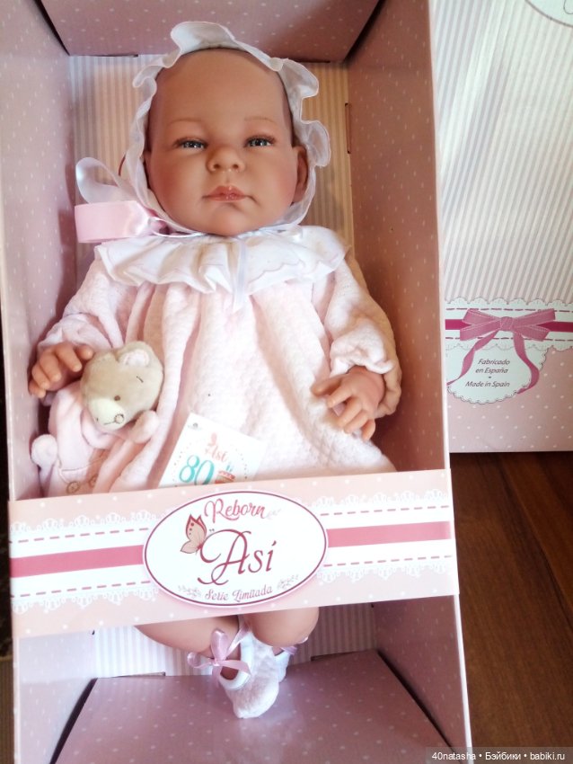 Кукла реборн Сара от фирмы asi, мягконабивная 48 см