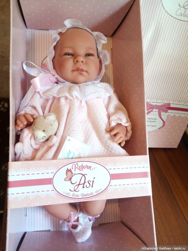 Кукла реборн Сара от фирмы asi, мягконабивная 48 см (фото 8)