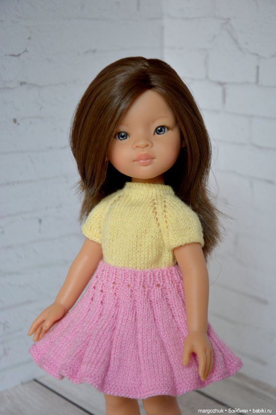 Комплект «Акварелька» на кукол Paola Reina, Minouche и других подобного размера (фото 6)