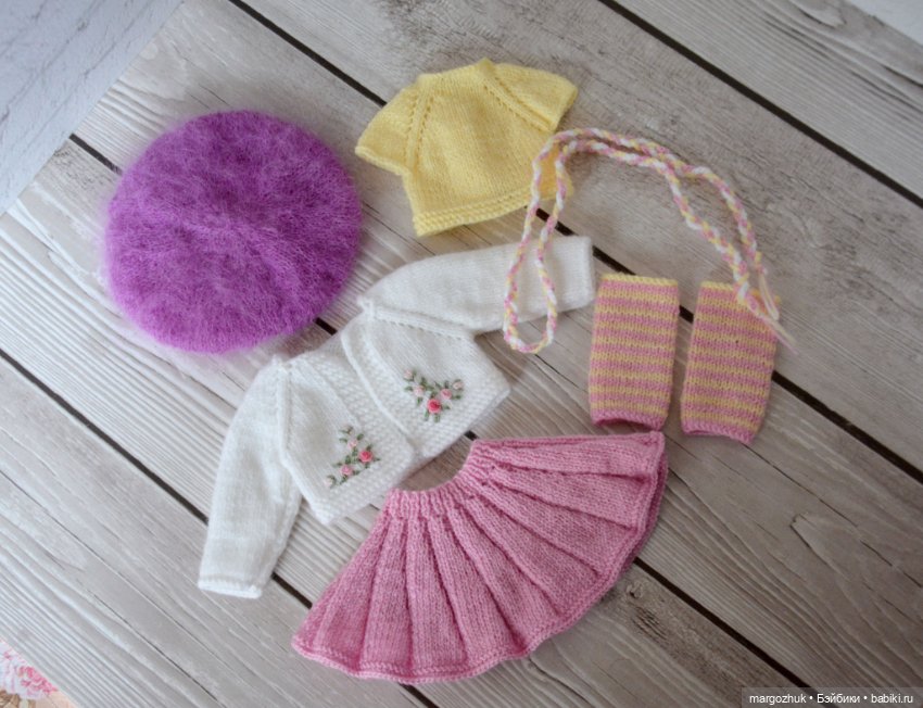 Комплект «Акварелька» на кукол Paola Reina, Minouche и других подобного размера (фото 8)