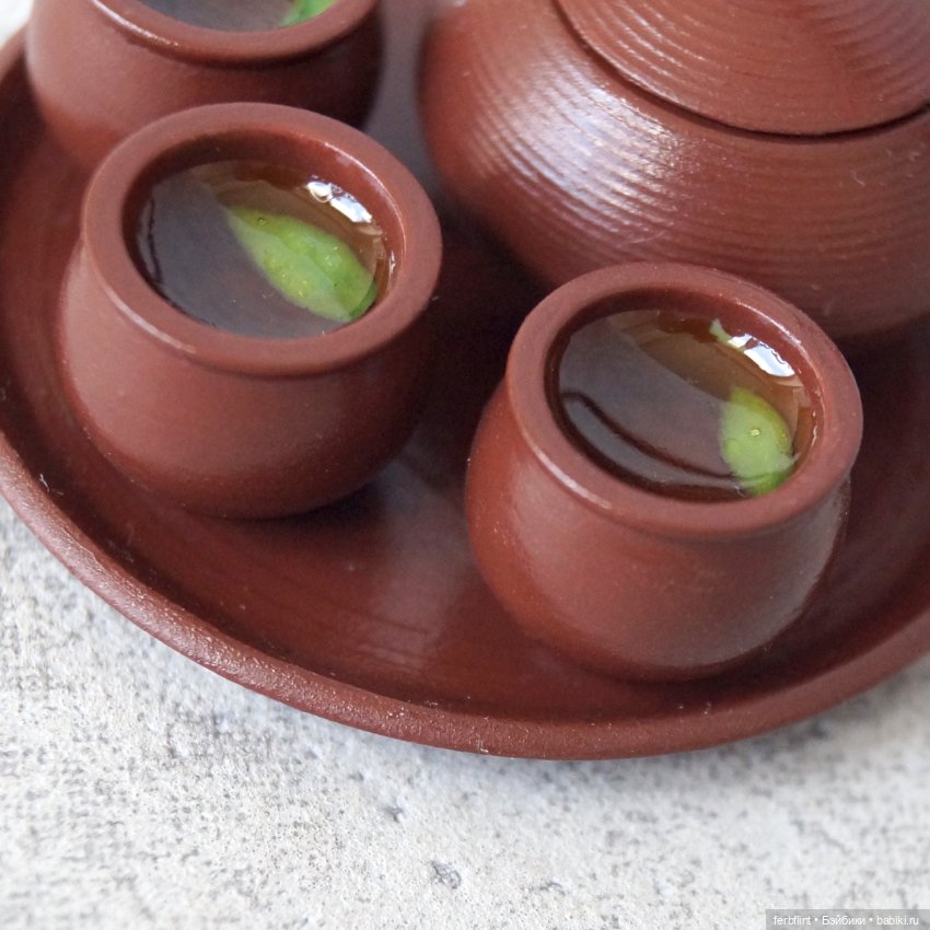 Китайский чайный набор №2 (масштаб 1:6) (фото 2)