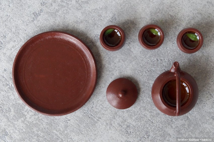 Китайский чайный набор №2 (масштаб 1:6) (фото 5)