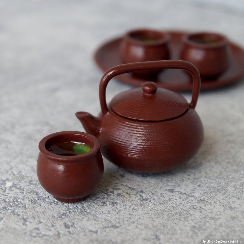 Китайский чайный набор №2 (масштаб 1:6) (фото 4)