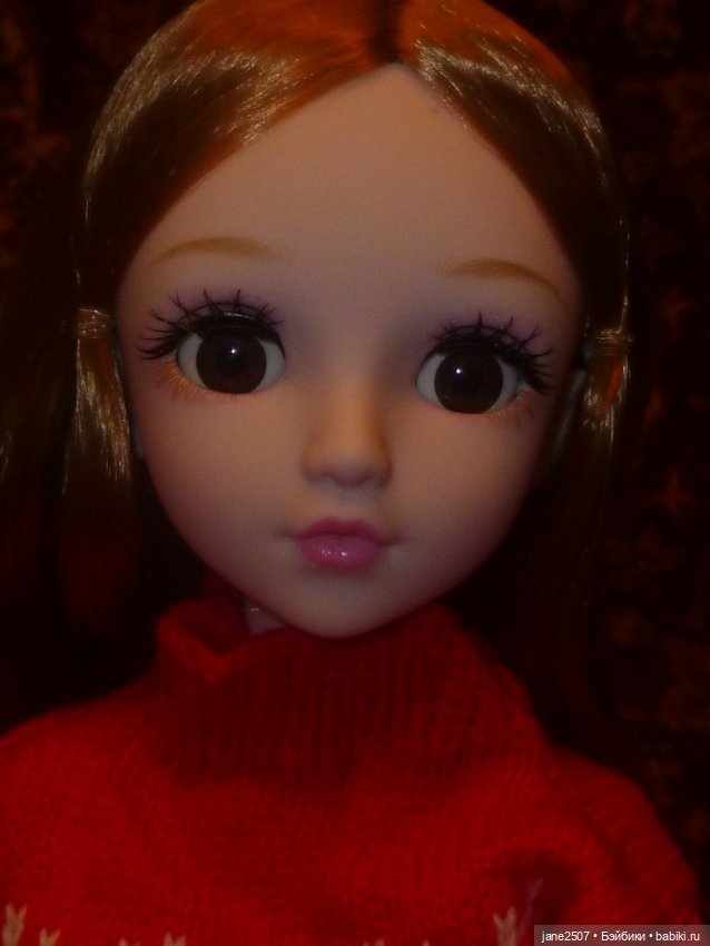 Большая кукла 60 см шарнирная - типа BJD SD - 1/3 - новая в аутфите - Шатенка (фото 7)