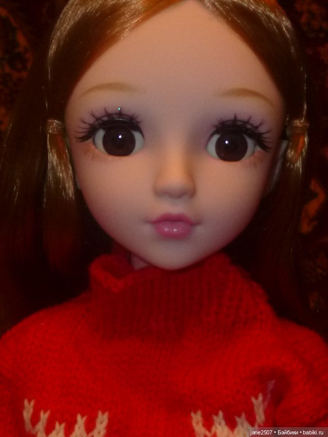 Большая кукла 60 см шарнирная - типа BJD SD - 1/3 - новая в аутфите - Шатенка (фото 6)