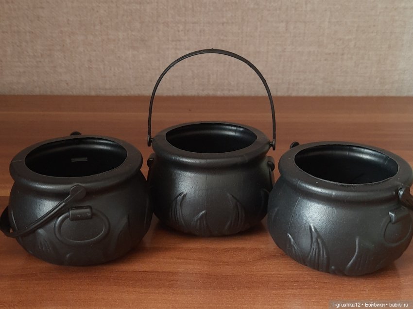 Горшочки для хэллоуина — Миниатюра для кукол (фото 2)