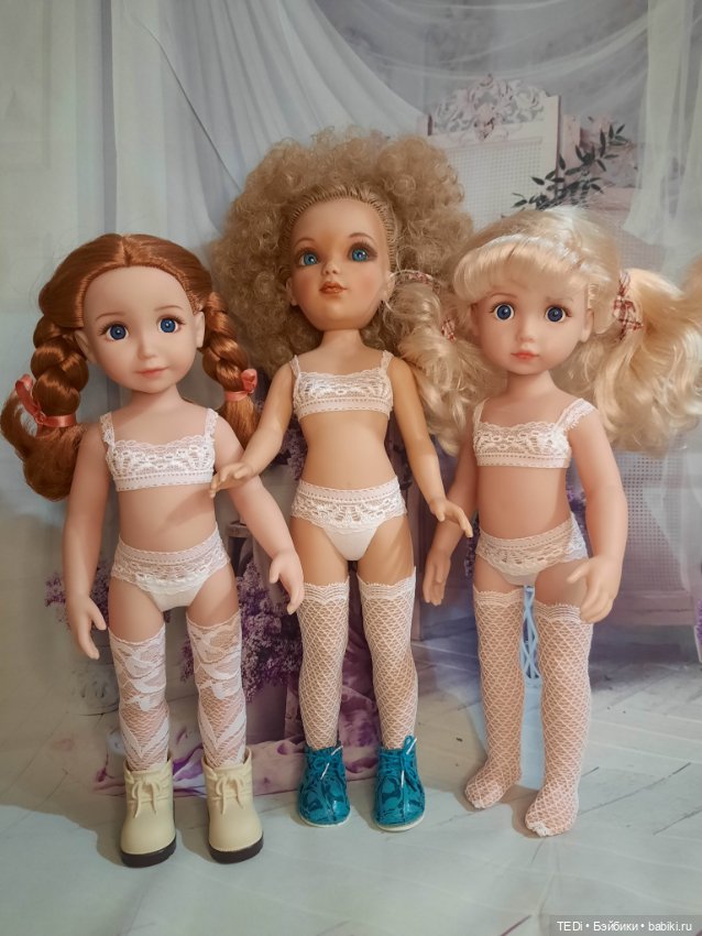 Кружевное нижнее бельё для кукол Любимая Подружка Джесси 37 см и Видал Рохас 41 см (фото 3)