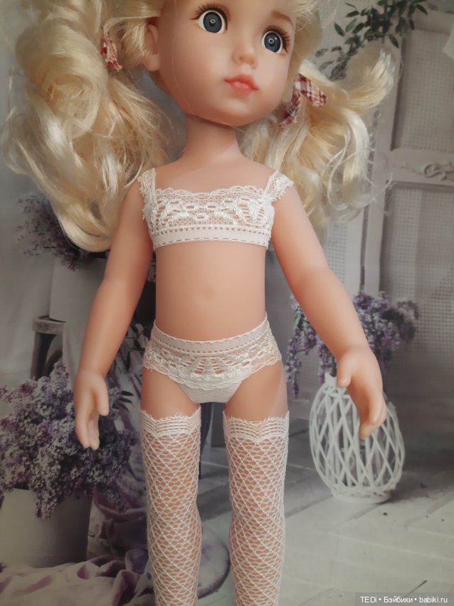 Кружевное нижнее бельё для кукол Любимая Подружка Джесси 37 см и Видал Рохас 41 см (фото 4)