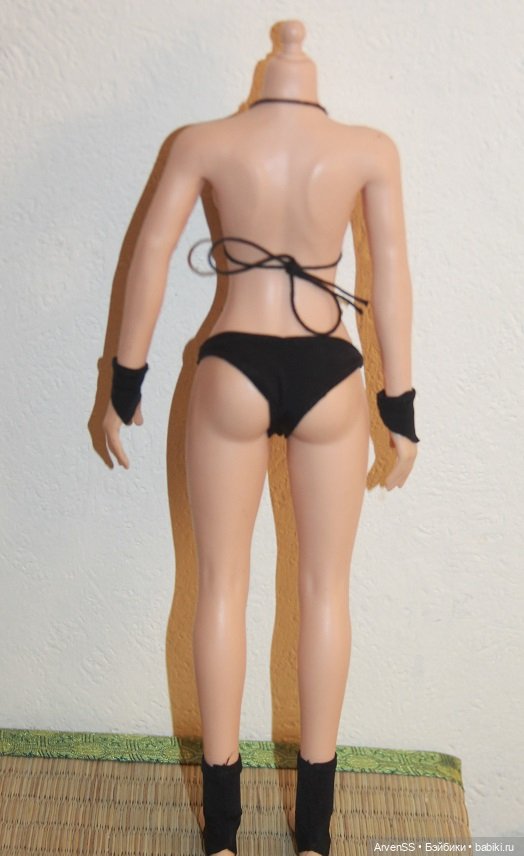 Женское силиконовое тело с пластиковым "скелетом" для экшен голов (фото 3)