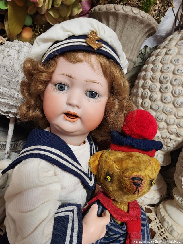 Антикварный малыш Клей Хан 167, рост 34 см
