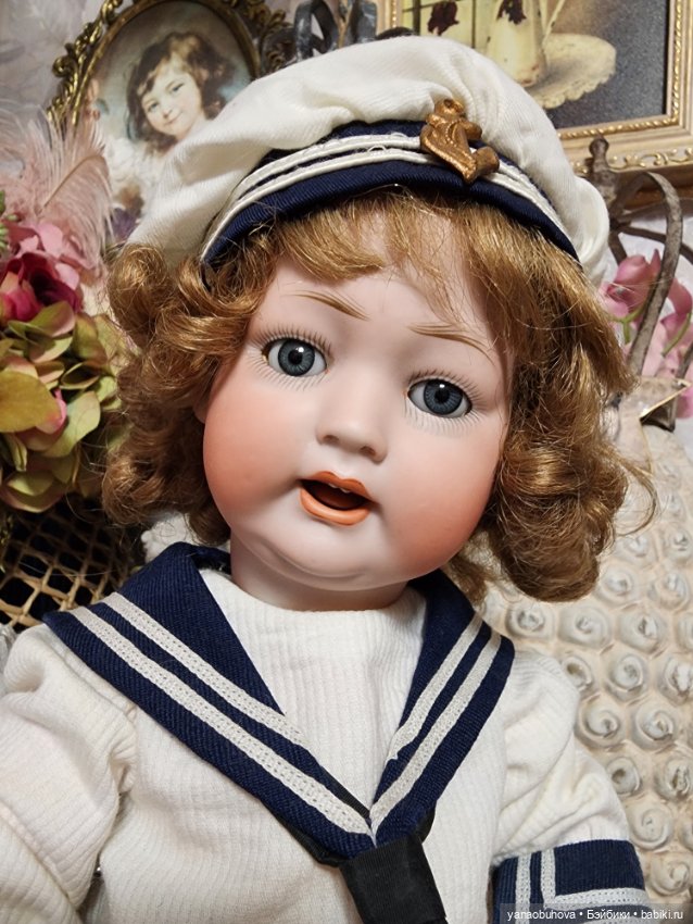 Антикварный малыш Клей Хан 167, рост 34 см