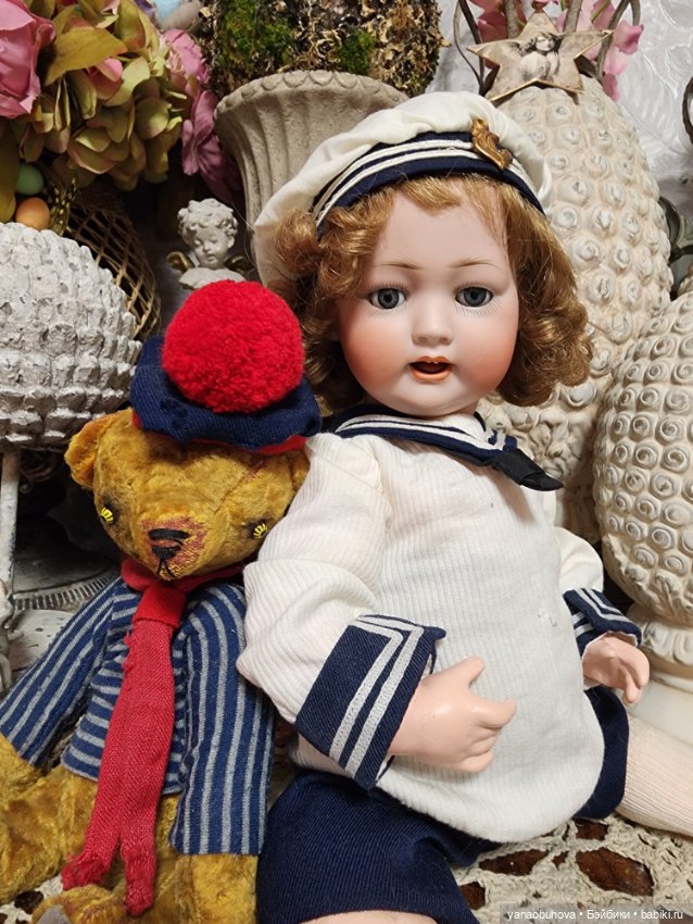 Антикварный малыш Клей Хан 167, рост 34 см