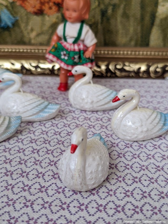 Лебеди игрушки 70х — Винтажные куклы и игрушки детства (фото 5)