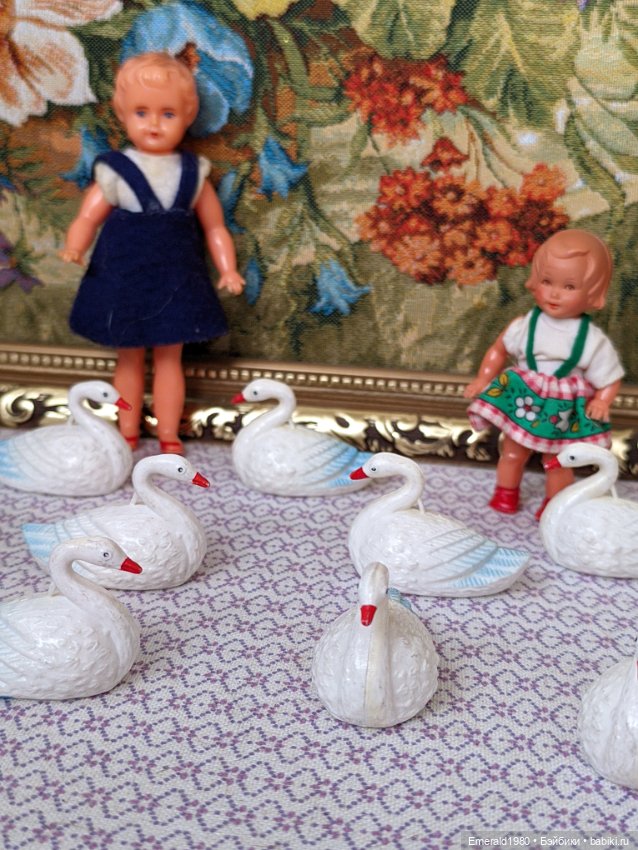 Лебеди игрушки 70х — Винтажные куклы и игрушки детства