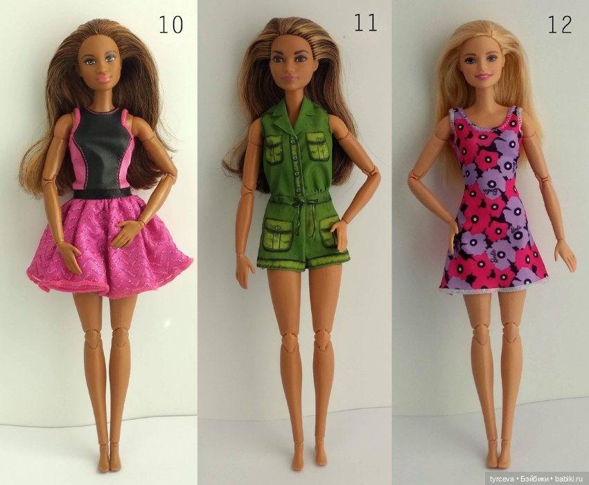 Платья Барби, фирменные аутфиты (фото 4)
