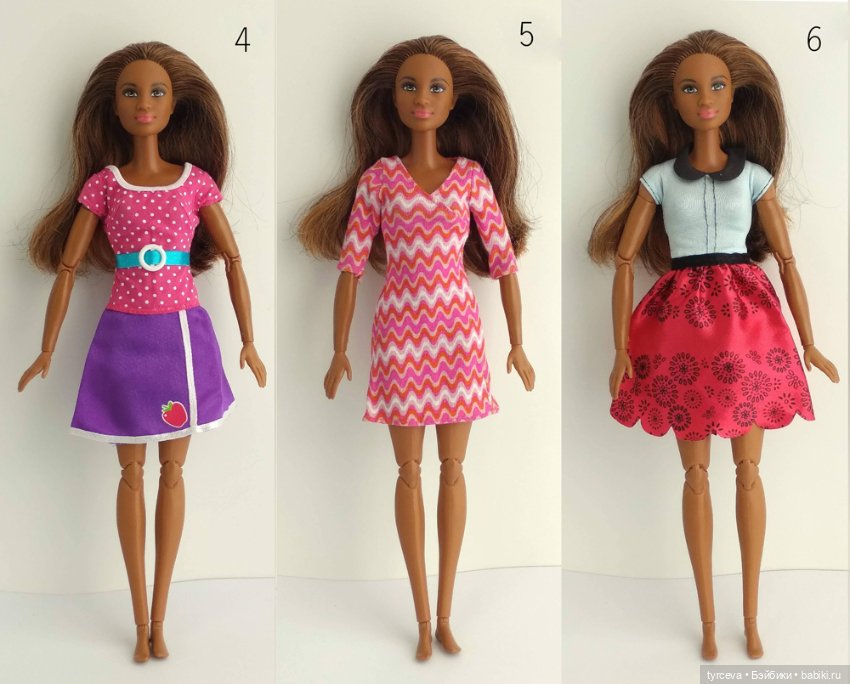 Платья Барби, фирменные аутфиты (фото 2)