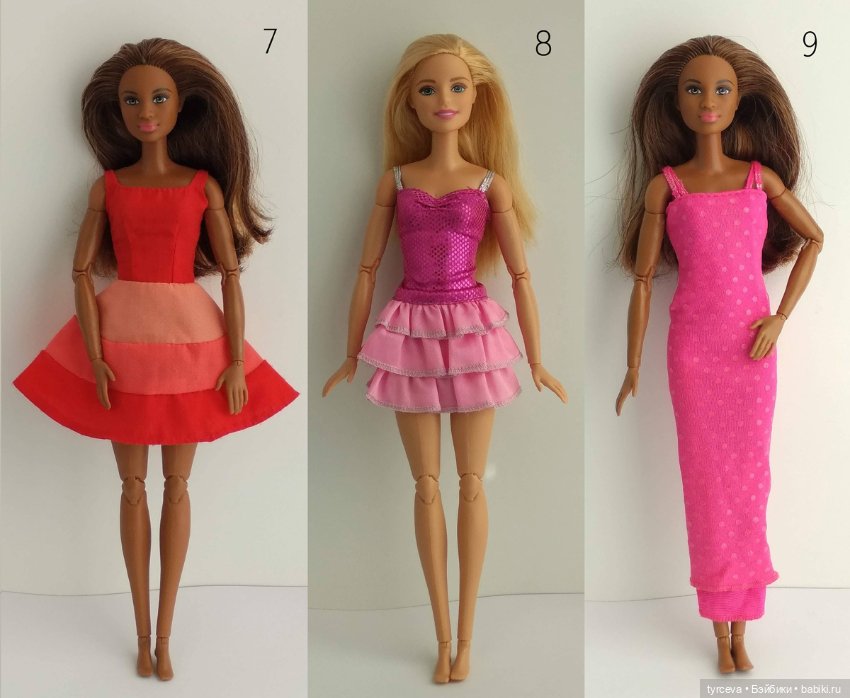 Платья Барби, фирменные аутфиты (фото 3)