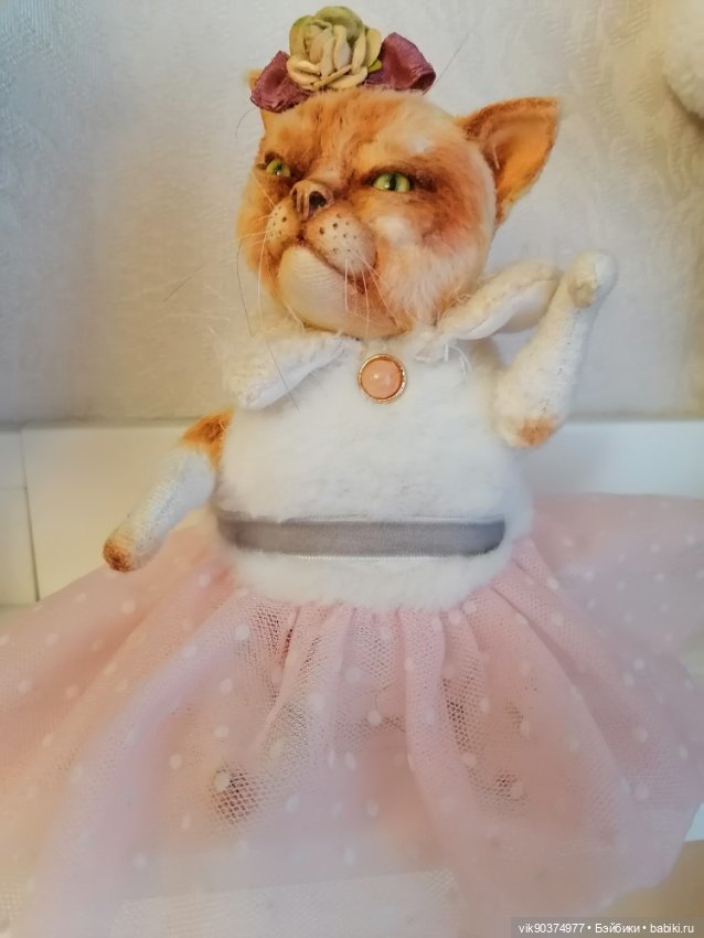 Серьезная кошечкаТедди — Авторские игрушки (фото 6)