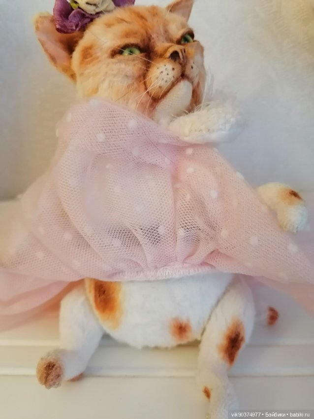 Серьезная кошечкаТедди — Авторские игрушки (фото 3)