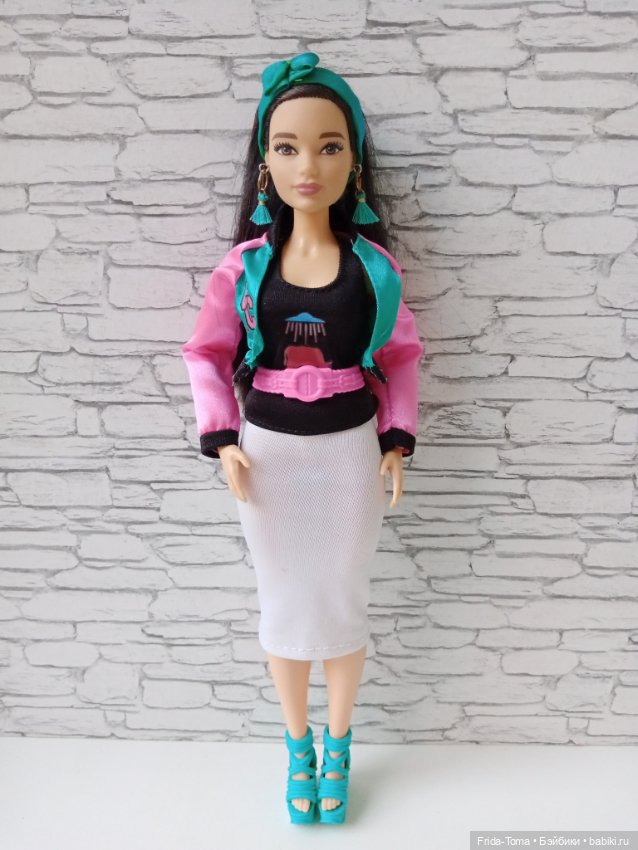 Барби фашионистас курви скин Киры Бмр на теле Дикие сердца Wild hearts crew (фото 3)