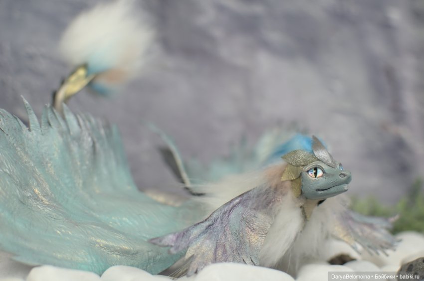 Перламутровый дракон — Авторские игрушки (фото 10)